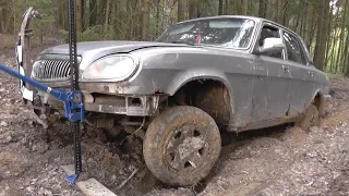 волга 31105 лифт задней подвески.offroad на волге.