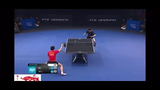 Promising Table Tennis Players What a backhand by Lin Yun Ju!