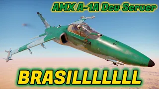 AMX A-1A First Dev Server Gameplay - Brazil Gets A Premium (With Piranha Missiles) [War Thunder]