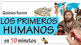 Los Primeros Humanos - Resumen  | El PALEOLÍTICO, el NEOLÍTICO y la edad de los METALES.