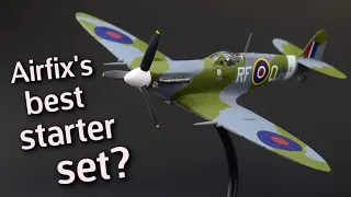 Building the NEW Airfix Spitfire Mk.Vc Starter Set in 1/72 Scale - Build & Review