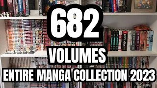 My Entire Manga Collection. Nearly 700 Volumes!