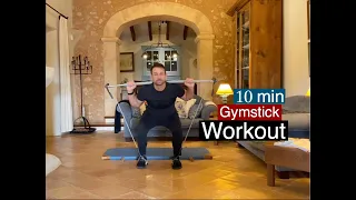 FULLBODY GYMSTICK WORKOUT I Home Workout ! Arne Derricks