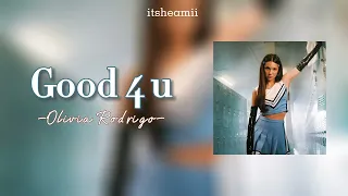 Olivia Rodrigo - Good 4 u (speed up + reverb + lyrics)