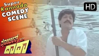 Vishnuvardhan Great Escape From Jail - Kannada Super Comedy Scenes | Police Matthu Dada Movie