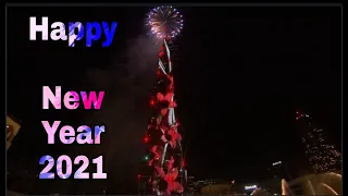 Dubai New Year Fireworks 2021|| Burj Khalif Fireworks Full HD Video (1080p) NEW