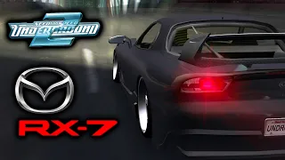 Fastest Drag Tune for Mazda RX7 1.3L 2 Rotor in Need For Speed Underground 2