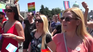 Gay Rights Activists March In Belgrade