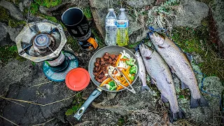 Redemption Rainbow Trout (Catch, Clean, Cook!) & Venison Veggie Dish