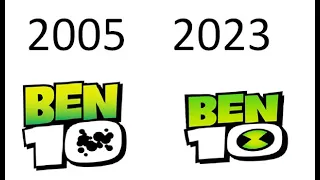 Ewolucja loga Ben 10 2005-2023