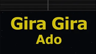 Karaoke♬ Gira Gira - Ado 【No Guide Melody】 Instrumental