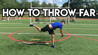 THE BEST WAY TO THROW A SOCCER BALL FAR - GOALKEEPER TECHNIQUE