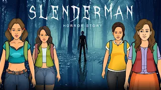 College Girls Meet Slender Man | भूत Camera पर पकड़ा गया | हिन्दी Horror कहानी | KM E64 🔥🔥🔥