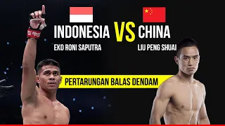 MMA Indonesia VS China | Eko Roni Saputra VS Liu Peng Shuai | ONE Battleground II