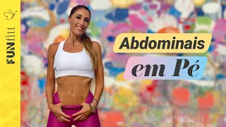 Elimine Gordura da Pochete l Abdominais em Pé