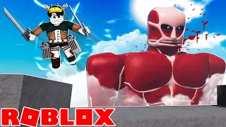 Untitled Attack on Titan | UBUSIN ANG MGA COLLOSAL TITAN SA ROBLOX!