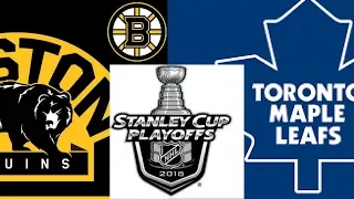 2018 NHL Playoffs First Round: Boston Bruins @ Toronto Maple Leafs Game 6 Post Game (RAGE!)