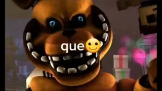 Un niño en un palo , crédito Deardlord , meme Fredbear ( five night at Freddy's )🤑🤑🤑