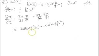 Stewart's Calculus Chapter 14 - The Chain Rule (multivariable style)