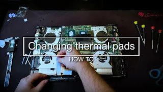 Replacing thermal pads on a Asus Rog Strix Gaming laptop GL703V