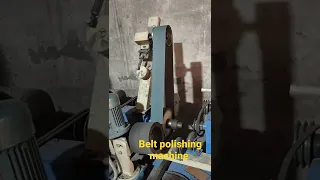 Belt polishing machine