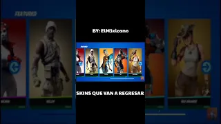 Skins que van a REGRESAR a FORTNITE temporada 6 capitulo 2