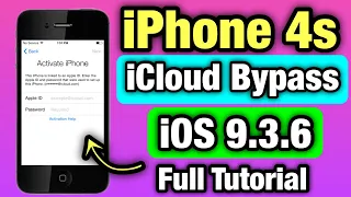 iPhone 4s iCloud Bypass iOS 9.3.6 Full Tutorial