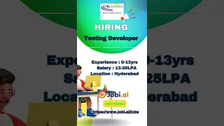 "Testing Developer at ITC Infotech | 5-9 Years of Expertise | Elevate Quality Assurance!"