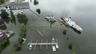 Flom i Mjøsa 130823