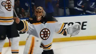 Rask furious after broken skate leads to Lightning goal