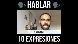 10 EXPRESIONES con el Verbo HABLAR