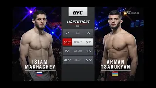 ( UFC ) ISLAM MAKHACHEV VS ARMAN TSARUKYAN FULL FIGHT