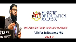 Malaysian International Scholarship for MS & PhD 2023-24 (Full Information in Urdu/Hindi)