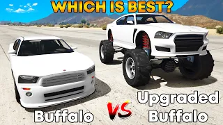 GTA 5: BUFFALO CAR VS UPGRADED BUFFALO CAR (WHICH IS BEST?) | (ROCKSTAR GAMES)