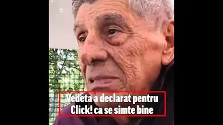 Prima reacție a lui Mitică Popescu după ce s-a spus că este internat în spital