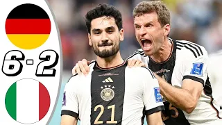 Germany vs Italy 6-2 - All Goals & Highlights - 2023