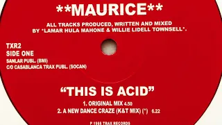 Maurice • This Is Acid (Original Mix) (2020)