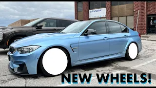 THE F80 M3 GETS NEW WHEELS!