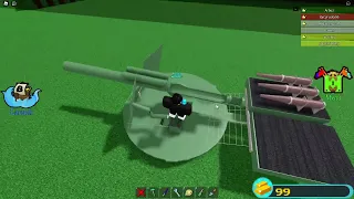 | Working cool Artillery | Roblox | Build a boat