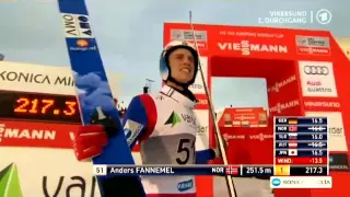 Anders Fannemel - Vikersund  New World Record 251,5 meters.