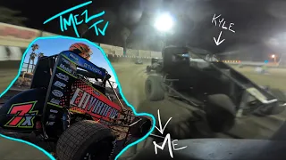 Turkey Night Grand Prix￼! Kyle Larson chase car & Kaylee B Flips TmezTv