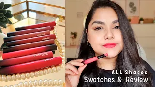 ​@maybellineindia Sensational ULTIMATTE Lipsticks Swatches & Review of All Shades #lipstickswatches