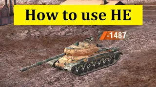 How to penetrate IS-4 with HE shell and maximum damage - World of Tanks Blitz Weak Spots Guide