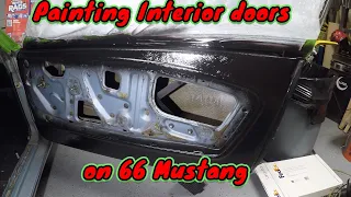 PAINTING INTERIOR DOORS ON 66 MUSTANG