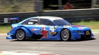 2011 Audi A4 DTM R14 Sound - Revs, Accelerations & Fly Bys