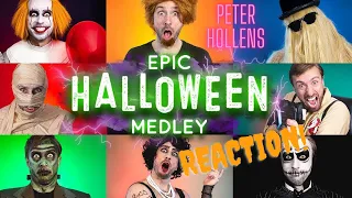 REACTION! Peter Hollens, Epic Halloween Medley 🎃👻🧟‍♂️ #PeterHollens #EpicHalloweenMedley #Halloween