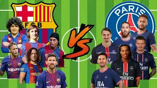 FCB Legends VS PSG Legends 💪 (Barcelona VS Paris Saint Germain) #football #barcelona #psg