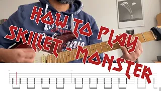 How to play Skillet - Monster on guitar
