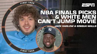 Jack Harlow & Sinqua Walls NBA Finals picks 🏆 + talk starring in 'White Men Can't Jump' | First Take
