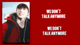 JUNGKOOK (정국) - We Don't Talk Anymore [Karaoke Duet]